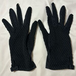 Vintage Black 1950’s Women’s Gloves